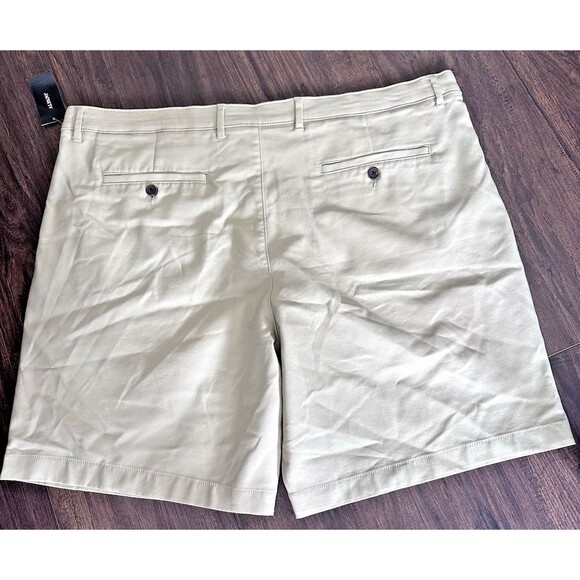 Alfani Men's Chino Tech Shorts Twill 9" Stretch Moisture Wicking Khaki Beige 40 - Picture 7 of 8